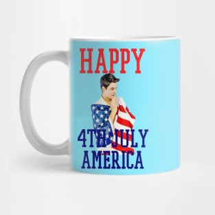 happy 4th  july america Mug